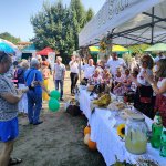 Stoisko powiatowe zorganizowane przez KGW ze Starego Korczyna w Gminie Nowy Korczyn