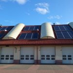KPPSP w Busku-Zdroju_W marcu 2017 r. wykonano instalację fotowoltaiczną do wytwarzania prądu na potrzeby strażnicy.