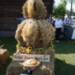 Wieniec dożynkowy reprezentujący Powiat Buski