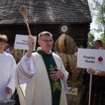 Poświęcenie wienców podczas Mszy Świętej