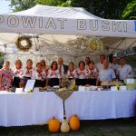 Stoisko powiatowe zorganizowane przez KGW ze Starego Korczyna w Gminie Nowy Korczyn
