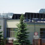 Powiatowy Międzyszkolny Ośrodek Sportowy w Busku-Zdroju_W sierpniu 2015 r. odebrano instalację solarną do przygotowania ciepłej wody użytkowej, składającej się z 14 kolektorów słonecznych.