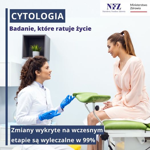 Plakat "Cytologia - badanie które ratuje życie"