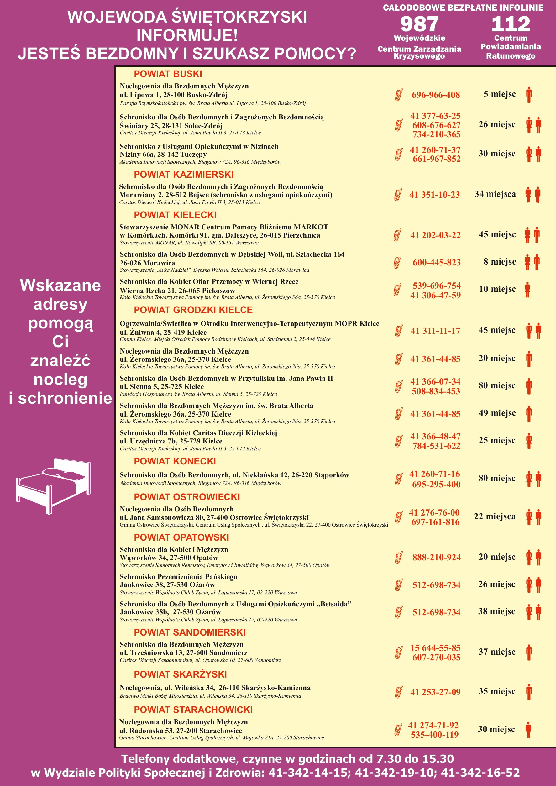 Jesteś bezdomny i szukasz pomocy?